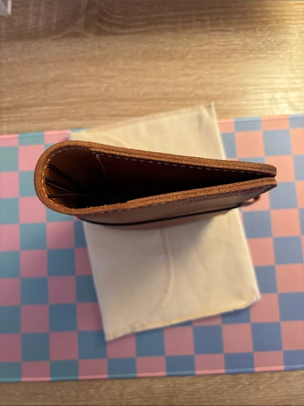 Chic Sparrow A6 Cascade Kody Tan Leather Traveler's Notebook Planner Cover - Picture 8 of 16